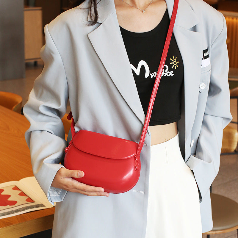 Candy Color Cute Shell Bag Ins Fashion Saddle Bags