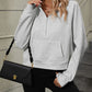 Mandy Half Zip Long Sleeve Sweatshirt