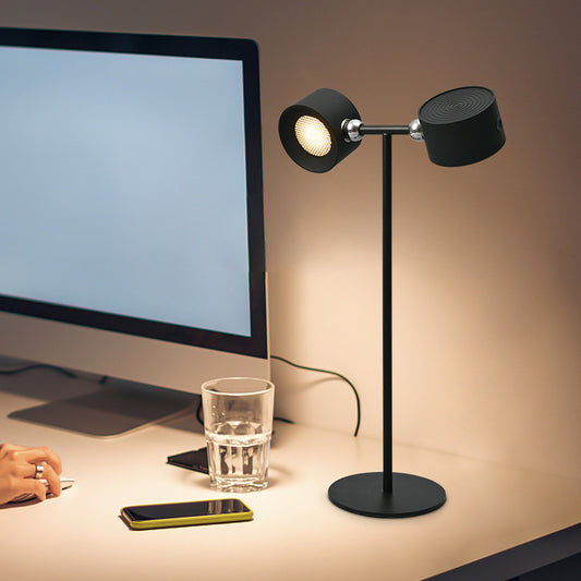 New Style Magnetic Touchable LED USB Rechargeable Table Lamp 360 Rotate Cordless Remote Control Desk Lights Home Decor