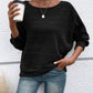 Full Size Round Neck Long Sleeve Top