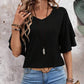 V-Neck Half Sleeve Blouse