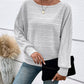 Full Size Round Neck Long Sleeve Top