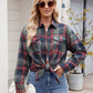 Mandy Plaid Button Up Long Sleeve Shirt