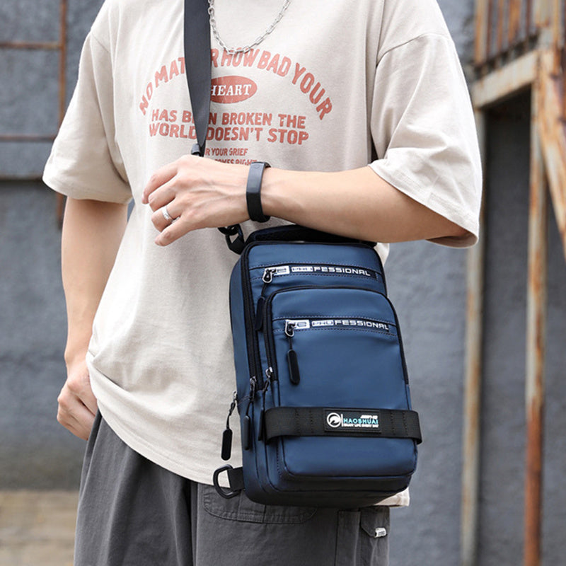 Multifunction Bags For Men Nylon Backpack Crossbody Shoulder Bag