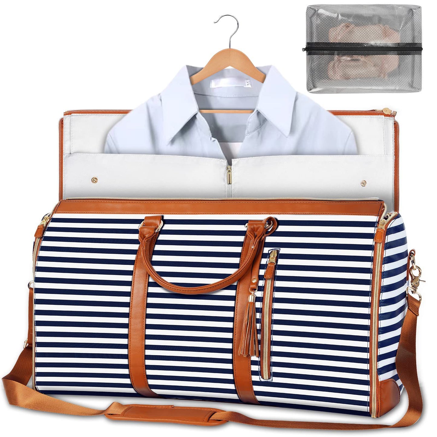 Large Capacity Travel Duffle Bag Women's Handbag Folding Suit