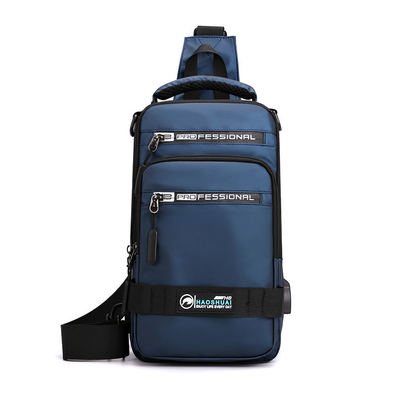 Multifunction Bags For Men Nylon Backpack Crossbody Shoulder Bag