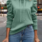 Solid Color Long-sleeved Casual Women's Top Sweater