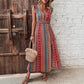 Bohemian Style Printed Long Dress Women