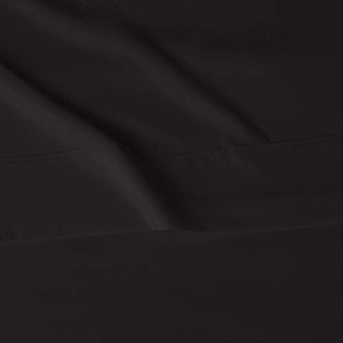 AmazonBasics Light-Weight Microfiber Sheet Set - Full, Black