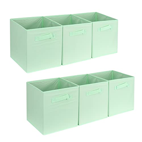 6-Pack Foldable Storage Bins Organiser Cube Boxes