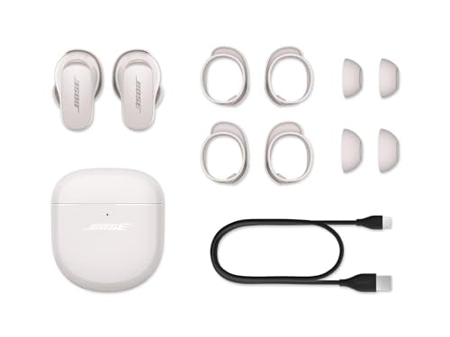 Bose QuietComfort Earbuds II, Wireless, Bluetooth, Proprietary Active Noise Cancelling Technology In-Ear Headphones with Personalized Noise Cancellation & Sound, Triple Black
