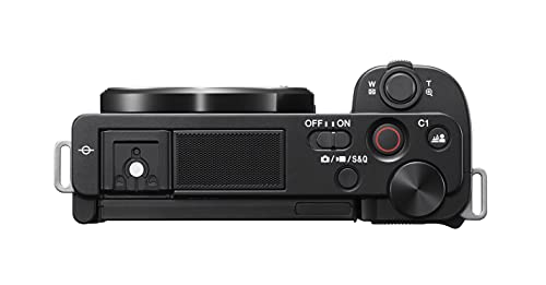 Sony Alpha ZV-E10 - APS-C Interchangeable Lens Mirrorless Vlog Camera Kit - White