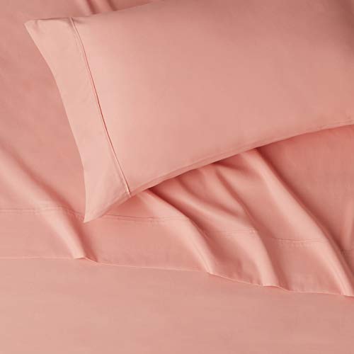 AmazonBasics Light-Weight Microfiber Sheet Set - Full, Black