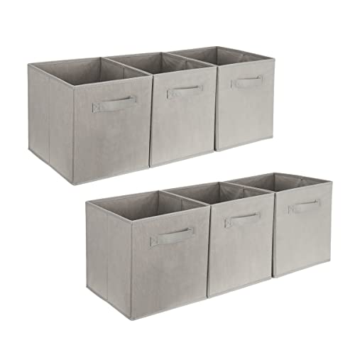 6-Pack Foldable Storage Bins Organiser Cube Boxes