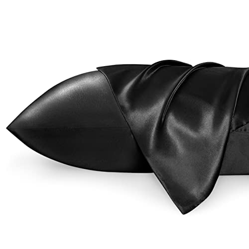 Bedsure Satin Pillow Cases 2 Pack Queen -