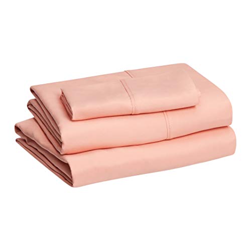 AmazonBasics Light-Weight Microfiber Sheet Set - Full, Black