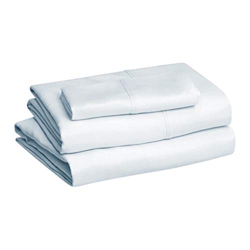 AmazonBasics Light-Weight Microfiber Sheet Set - Full, Black