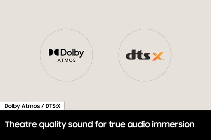 SAMSUNG HW-C450 2.1ch Soundbar w/DTS Virtual X, Subwoofer Included, Bass Boost, Adaptive Sound Lite, Game Mode, Bluetooth, Wireless Surround Sound Compatible (Newest Model),Black