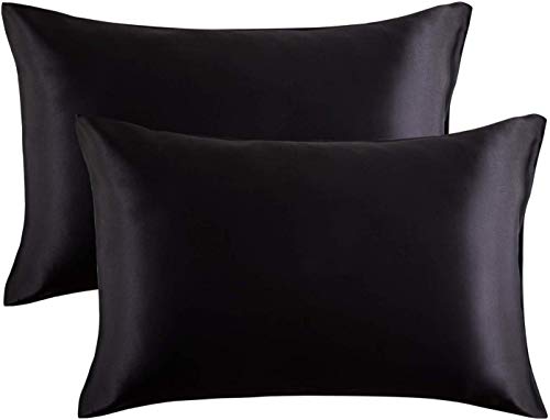 Bedsure Satin Pillow Cases 2 Pack Queen -