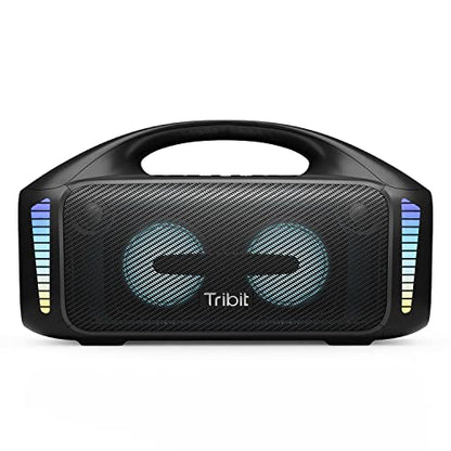 Tribit Stormbox Blast 90W Loud Bluetooth Speaker, Outdoor Speaker with RGB Light Show, XBass, Bluetooth 5.3, IPX7 Waterproof Speaker, Tribit APP, Powerbank,Wireless Speaker for Party