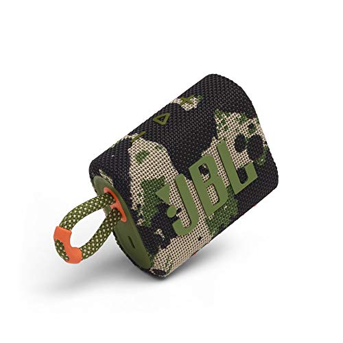 JBL Go 3: Portable Speaker with Bluetooth, Built-in Battery, Waterproof and Dustproof Feature Black