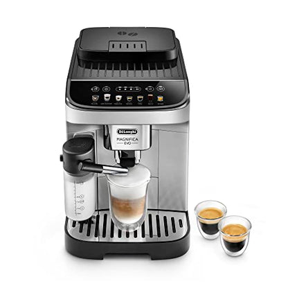 De'Longhi ECAM29084SB Magnifica Evo with LatteCrema System Coffee and Espresso Machine, Silver