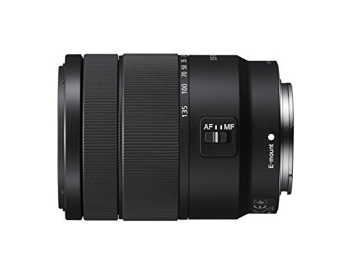 Sony SEL18135 18-135mm F3.5-5.6 OSS APS-C E-mount Zoom Lens, Black