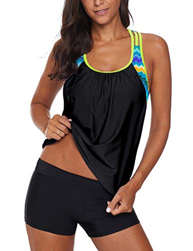 Bsubseach Racerback Tankini Swimsuit