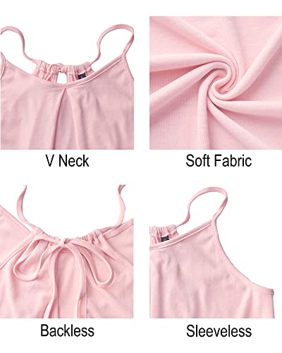 ULTRANICE Women's Summer Casual Spaghetti Straps Floral Swing Beach Dresses Mini Sun Dress