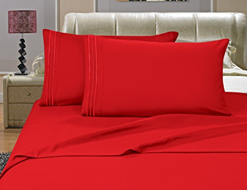 Elegant Comfort Luxury Soft 1500 Thread Count Egyptian 4-Piece Premium Hotel Quality