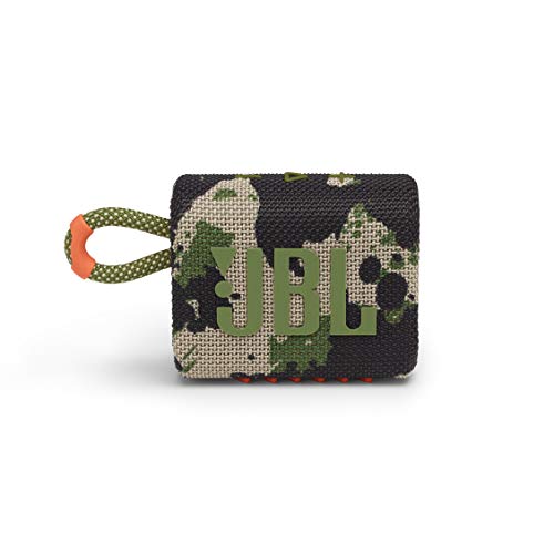 JBL Go 3: Portable Speaker with Bluetooth, Built-in Battery, Waterproof and Dustproof Feature Black