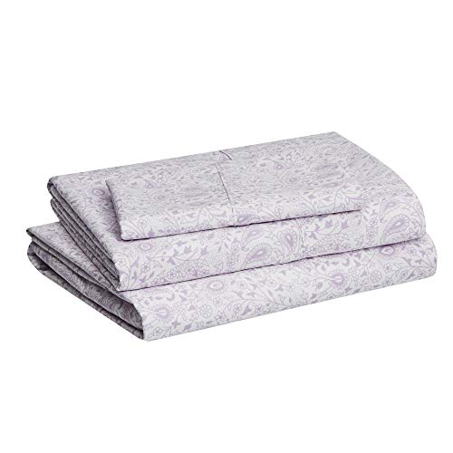 AmazonBasics Light-Weight Microfiber Sheet Set - Full, Black