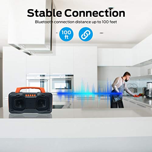 Portable Bluetooth Speaker,70W High Volume,Upgraded Version,IPX 7 Waterproof Speaker,Wireless Bluetooth 5.0, Power Bank, Long-Term Playback,Suitable Parties,Outdoor