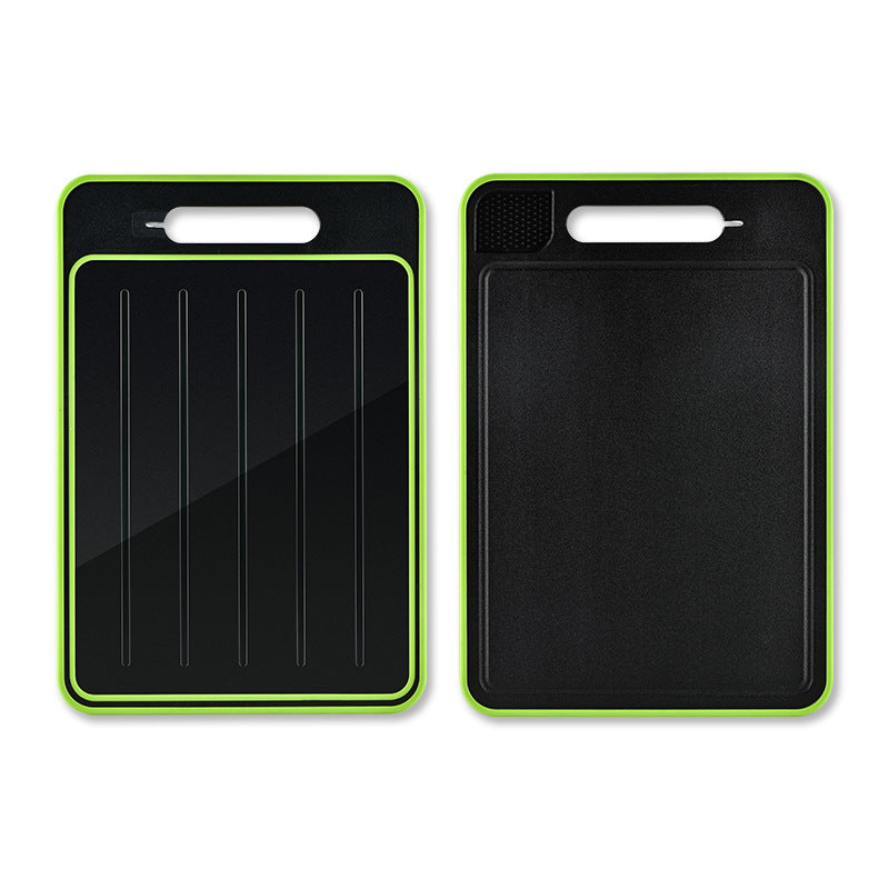 Double-side Cutting Board With Defrosting Function Chopping Board Kitchen Grinding Cutting Board With Knife SharpenerWith Defrosting Function Chopping Board Kitchen Grinding Cutting Board With Knife Sharpener