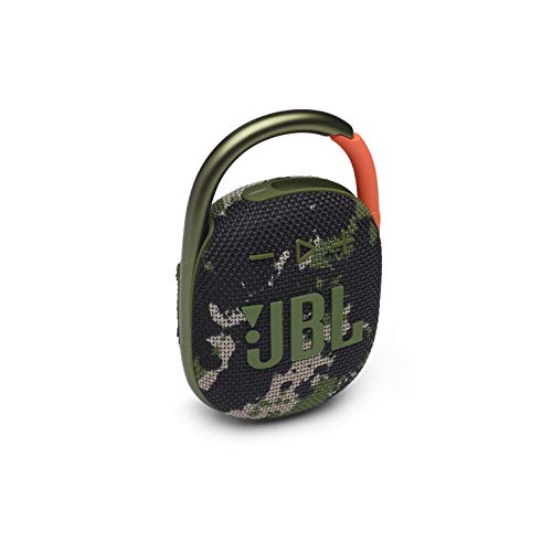 JBL Clip 4 - Portable Mini Bluetooth Speaker, Big Audio and Punchy bass, Integrated Carabiner, IP67 Waterproof and dustproof, 10 Hours of Playtime, Speaker for Home, Outdoor and Travel - (Blue)