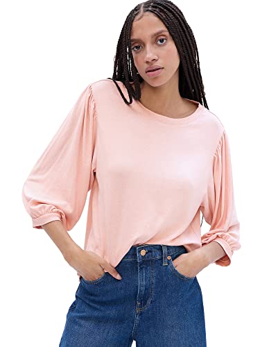 GAP Women's Long Oversized Sleeve Supersoft Knit Shirt Top