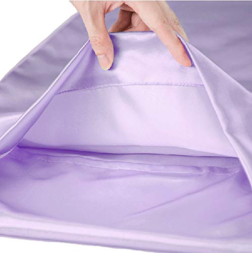 Bedsure Satin Pillow Cases 2 Pack Queen -