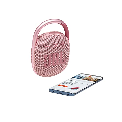 JBL Clip 4 - Portable Mini Bluetooth Speaker, Big Audio and Punchy bass, Integrated Carabiner, IP67 Waterproof and dustproof, 10 Hours of Playtime, Speaker for Home, Outdoor and Travel - (Blue)