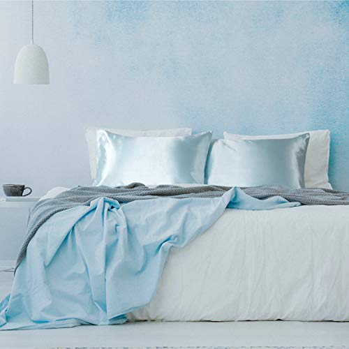 Bedsure Satin Pillow Cases 2 Pack Queen -