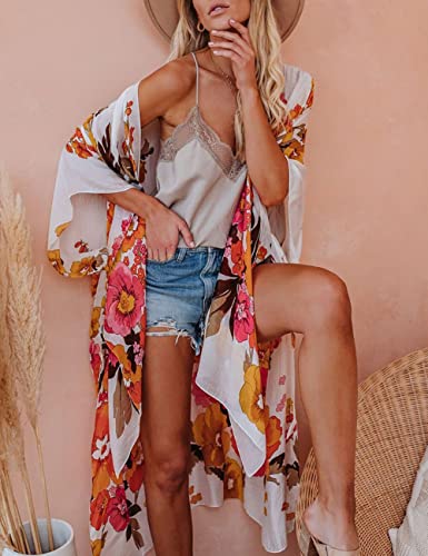 Bsubseach Pom Pom Kimono Cover Up for Bathing Suit Women Half Sleeve Cardigan Summer Bikini Beachwear Black
