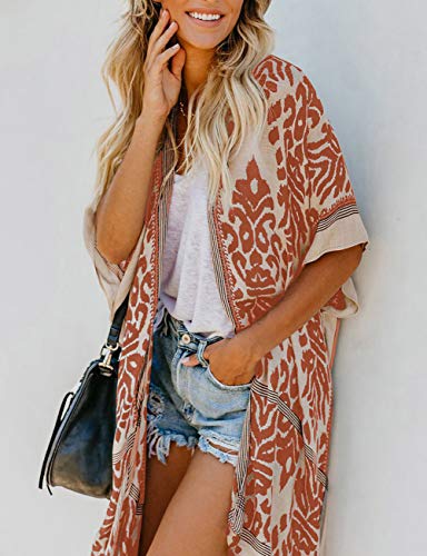 Bsubseach Pom Pom Kimono Cover Up for Bathing Suit Women Half Sleeve Cardigan Summer Bikini Beachwear Black