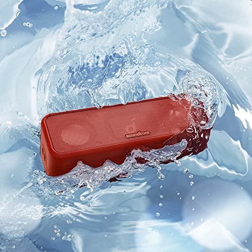Soundcore 3 by Anker Soundcore, Bluetooth Speaker with Stereo Sound, 24H Playtime, IPX7 Waterproof, Pure Titanium Diaphragm Drivers, PartyCast, BassUp, App, Custom EQ, for Home, Outdoor, and Beach