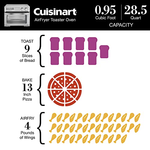 Cuisinart TOA-60C AirFryer Convection Oven, Silver