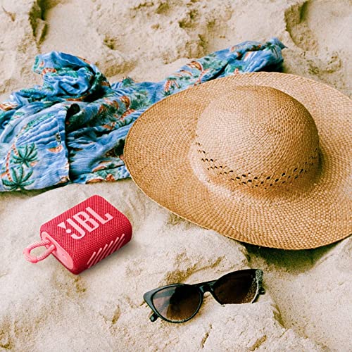 JBL Go 3: Portable Speaker with Bluetooth, Built-in Battery, Waterproof and Dustproof Feature Black