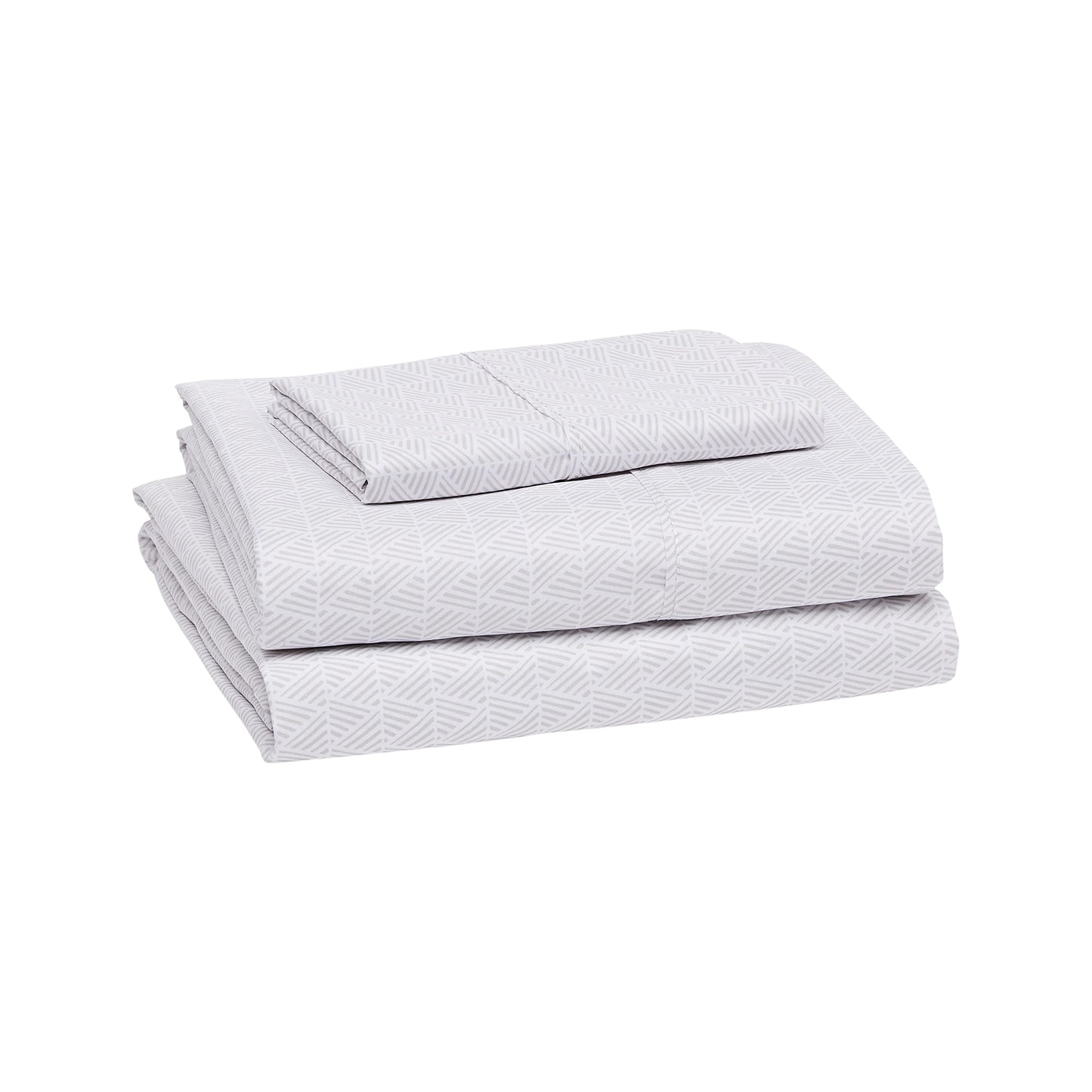 AmazonBasics Light-Weight Microfiber Sheet Set - Full, Black