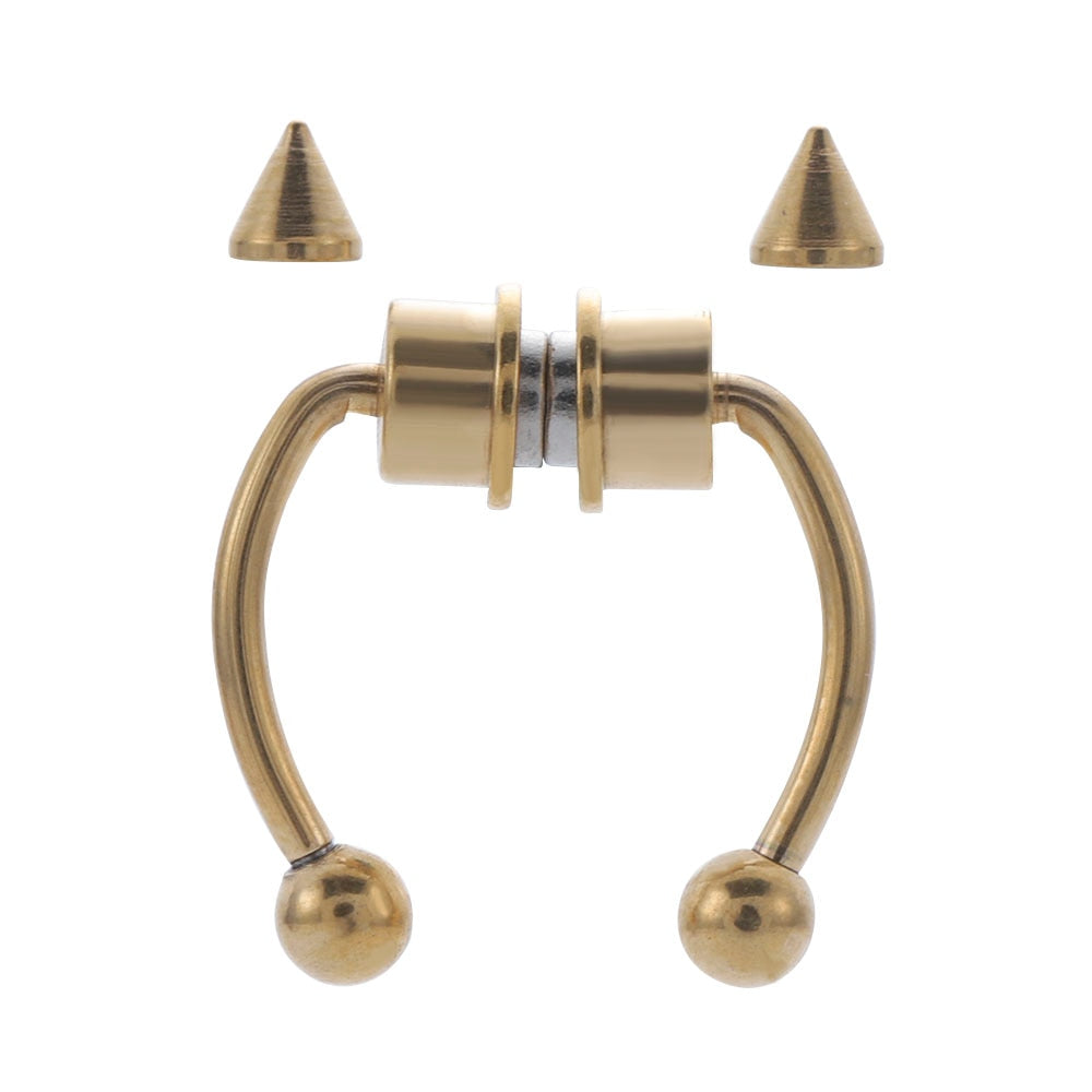 1pcs U Shaped Fake Nose Ring